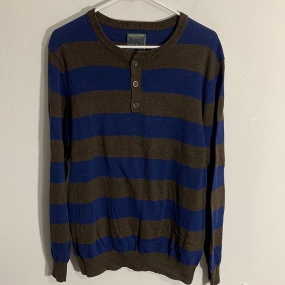 John Bartlett Other - Men’s John Bartlett Consensus long sleeve sweater 3 button, size small